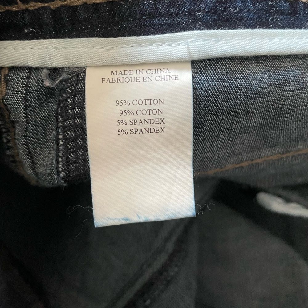 Theory Daled Arkansas Dark Wash Flare Leg Jeans Sz 0 - Picture 9 of 10